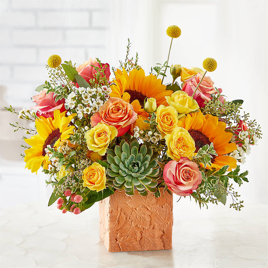 Sunflower Season Bouquet –  Militaryflorist.com, Tontitown AR