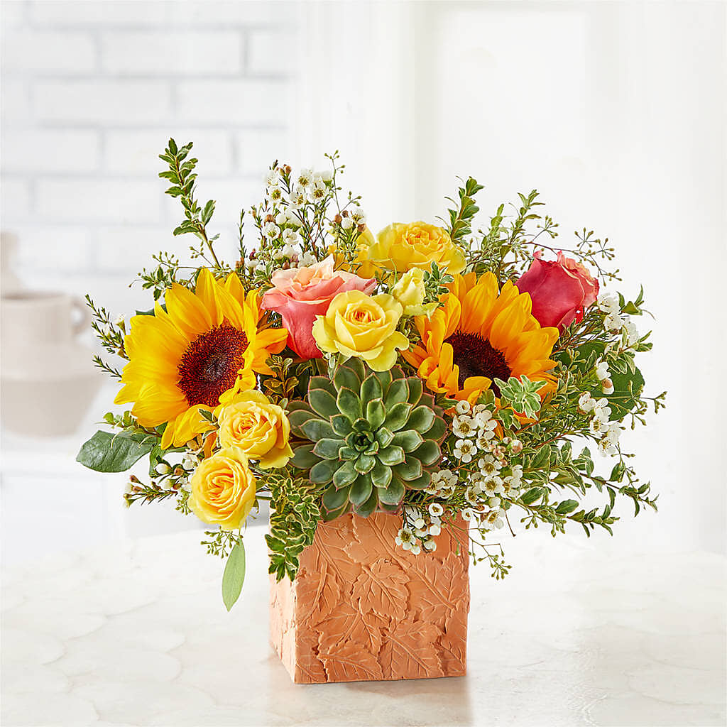 Sunflower Season Bouquet –  Militaryflorist.com, Tontitown AR