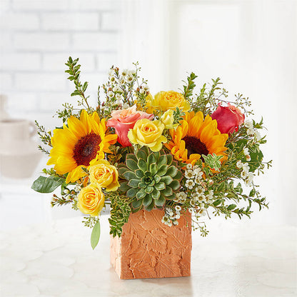 Sunflower Season Bouquet –  Militaryflorist.com, Tontitown AR