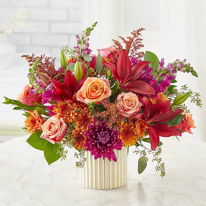 Burgundy Landscape Bouquet –  Militaryflorist.com, Tontitown AR