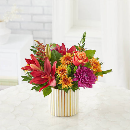 Burgundy Landscape Bouquet –  Militaryflorist.com, Tontitown AR