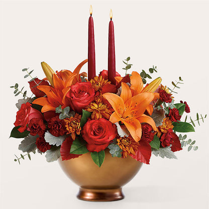 Fruits of Fall Centerpiece –  Militaryflorist.com, Tontitown AR