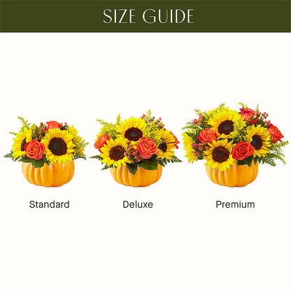 Pick of the Patch Pumpkin Bouquet –  Militaryflorist.com, Tontitown AR
