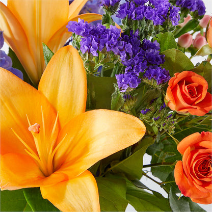 Radiant Citrus Bouquet –  Militaryflorist.com, Tontitown AR