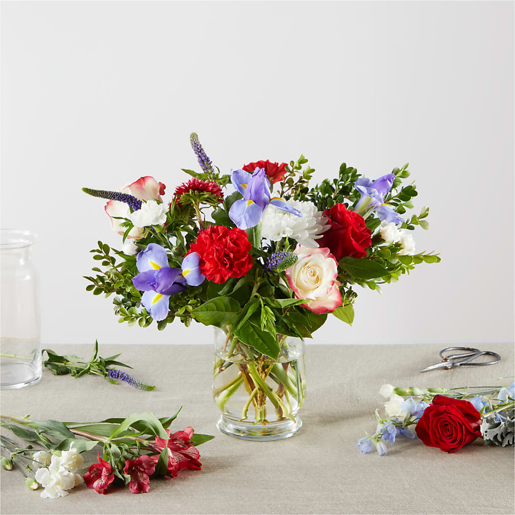 Star Spangled - A Florist Original –  Militaryflorist.com, Tontitown AR