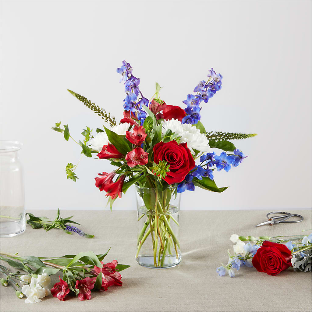Star Spangled - A Florist Original –  Militaryflorist.com, Tontitown AR