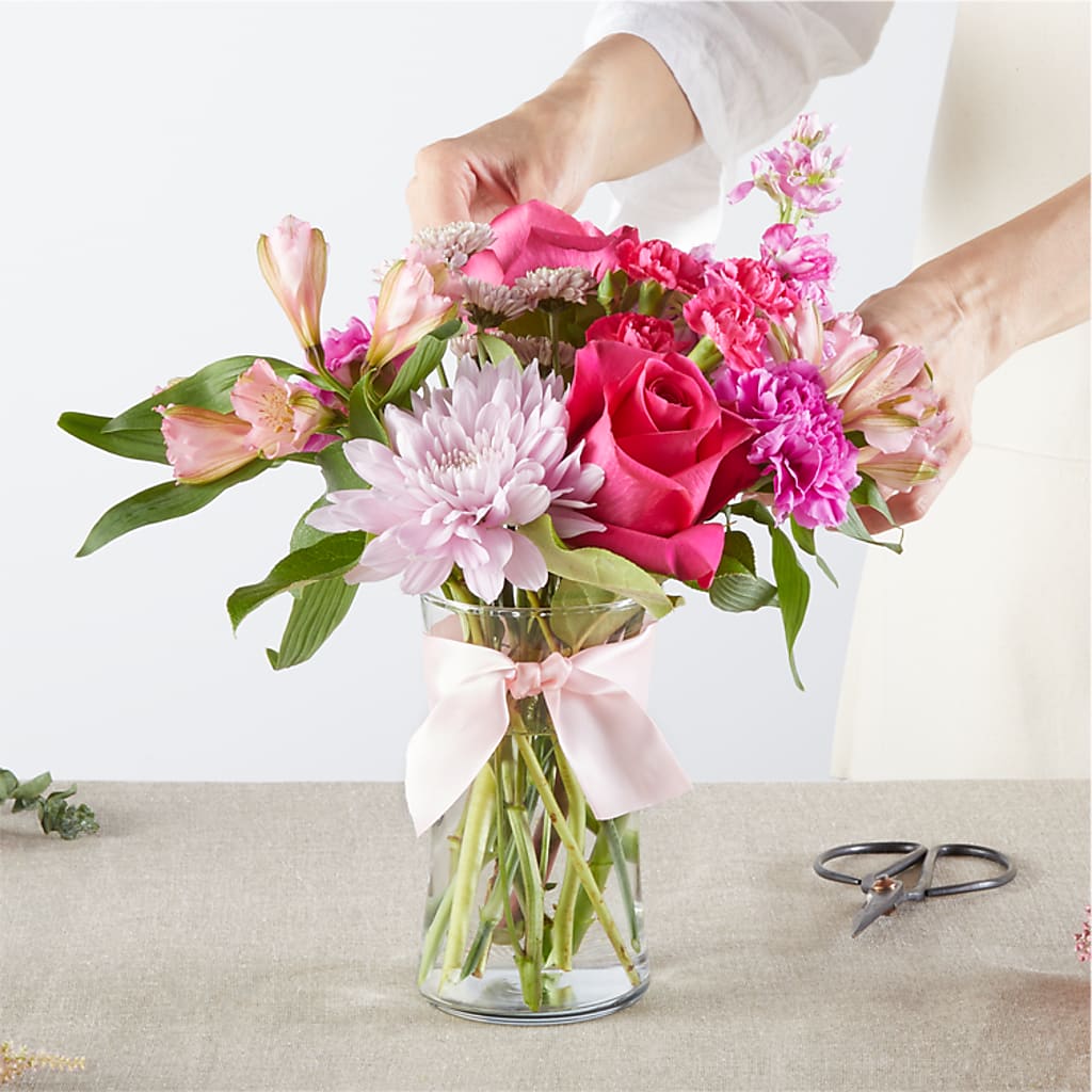 Pink Ribbon - A Florist Original –  Militaryflorist.com, Tontitown AR