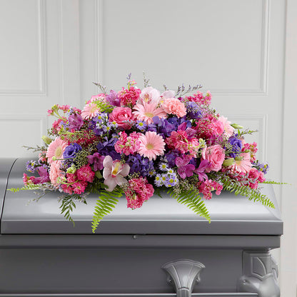 Glorious Garden Casket Spray –  Militaryflorist.com, Tontitown AR