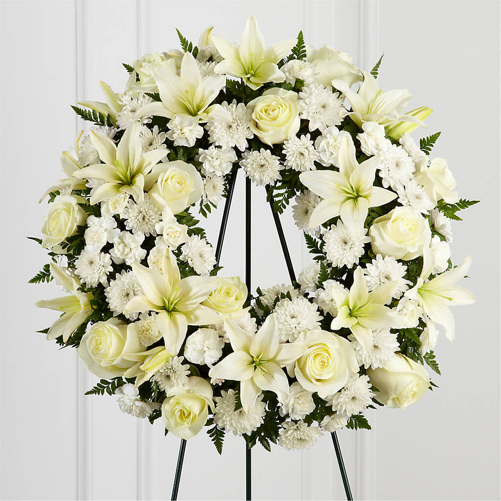 Treasured Tribute Wreath –  Militaryflorist.com, Tontitown AR