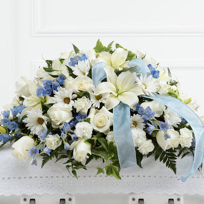 Tender Treasure Casket Spray –  Militaryflorist.com, Tontitown AR
