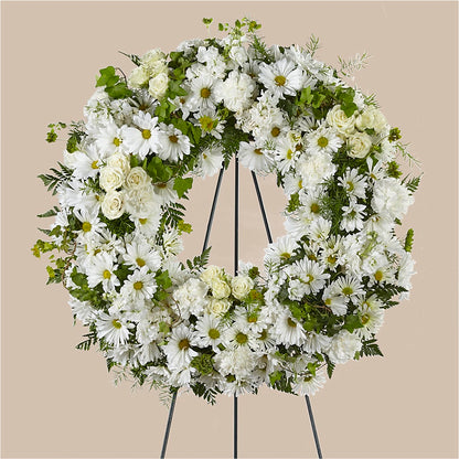 Faithful Wishes Wreath –  Militaryflorist.com, Tontitown AR