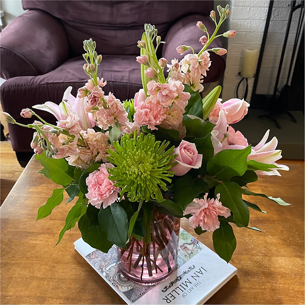 Pretty in Pink Bouquet –  Militaryflorist.com, Tontitown AR