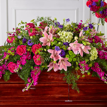 Radiant Tribute Casket Spray –  Militaryflorist.com, Tontitown AR