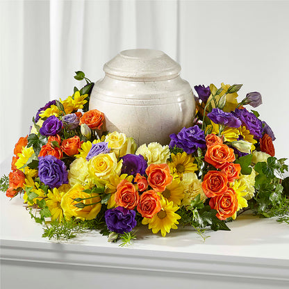 Blossoms of Remembrance Cremation Adornment –  Militaryflorist.com, Tontitown AR