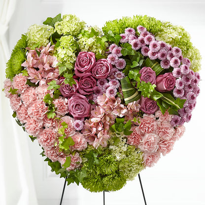Heartwarming Standing Heart –  Militaryflorist.com, Tontitown AR