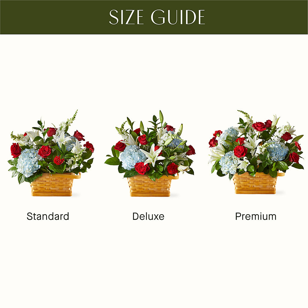 Greater Glory Basket –  Militaryflorist.com, Tontitown AR