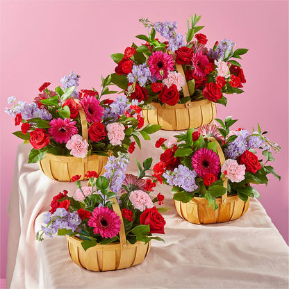 Pink Picnic Basket –  Militaryflorist.com, Tontitown AR