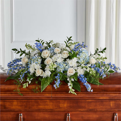 Timeless Essence Casket Spray –  Militaryflorist.com, Tontitown AR