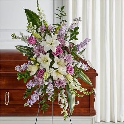 Grateful Hearts Standing Spray –  Militaryflorist.com, Tontitown AR