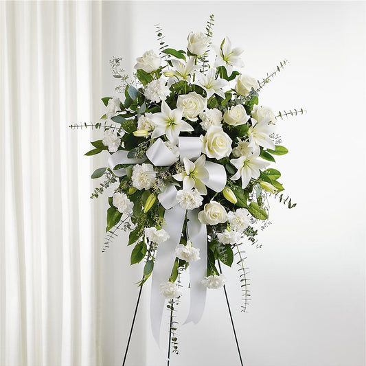 With Care Standing Spray –  Militaryflorist.com, Tontitown AR