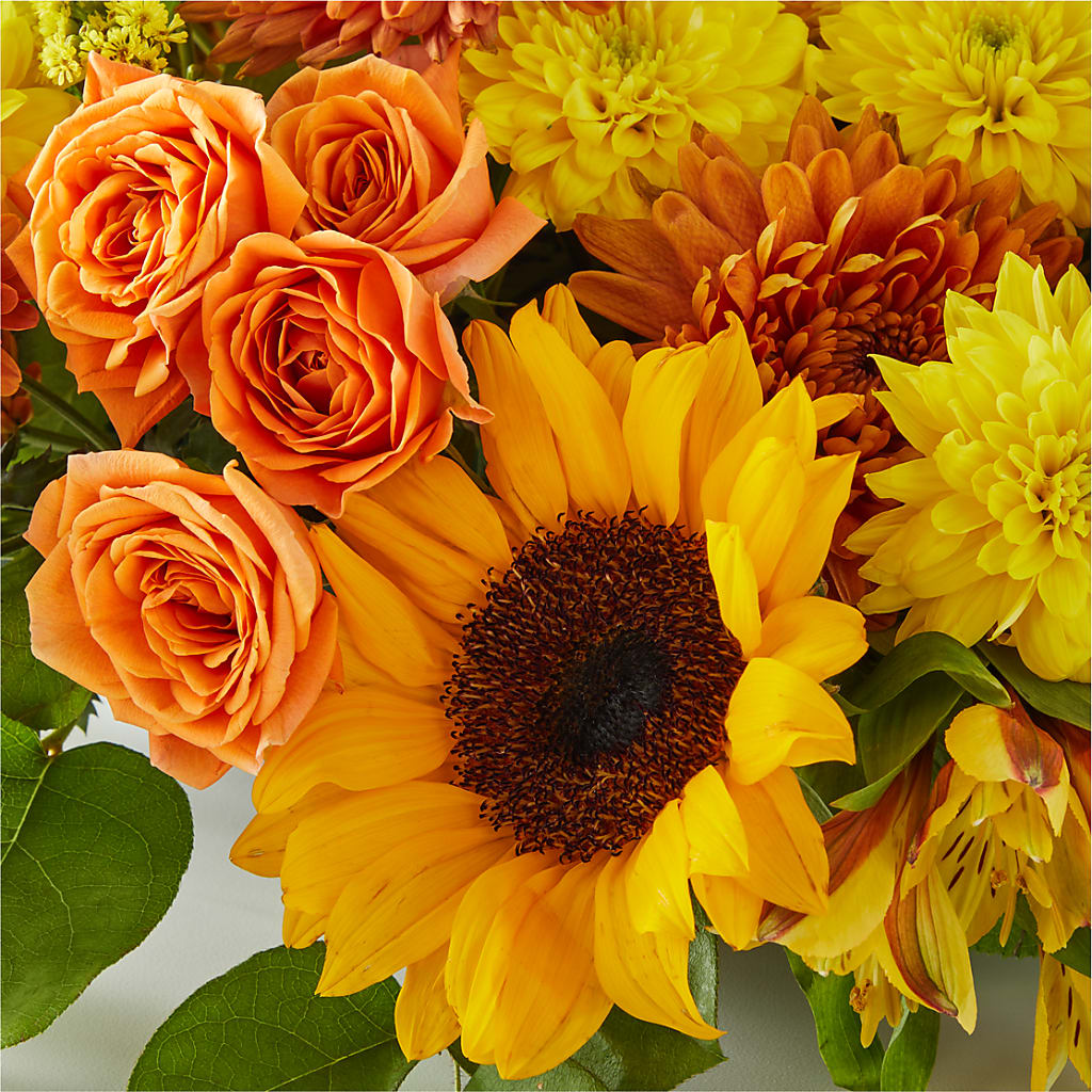Autumn Harmony Centerpiece –  Militaryflorist.com, Tontitown AR