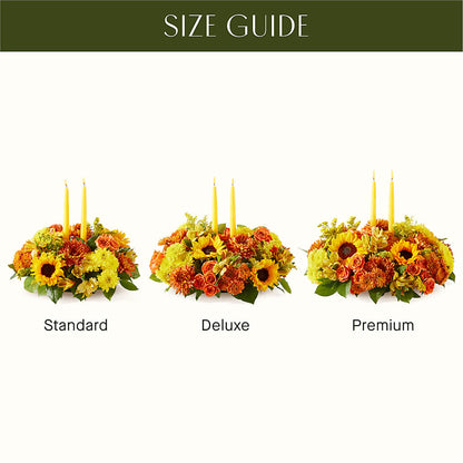 Autumn Harmony Centerpiece –  Militaryflorist.com, Tontitown AR