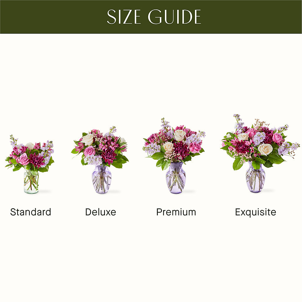 Amethyst Dreams Bouquet –  Militaryflorist.com, Tontitown AR