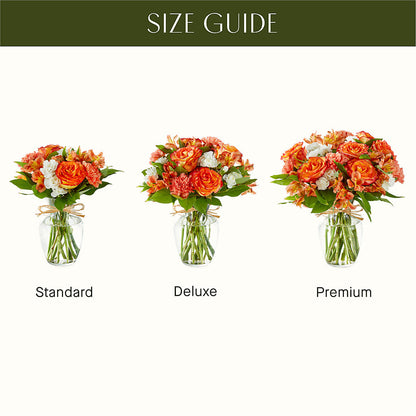 Apricot Glow Bouquet –  Militaryflorist.com, Tontitown AR
