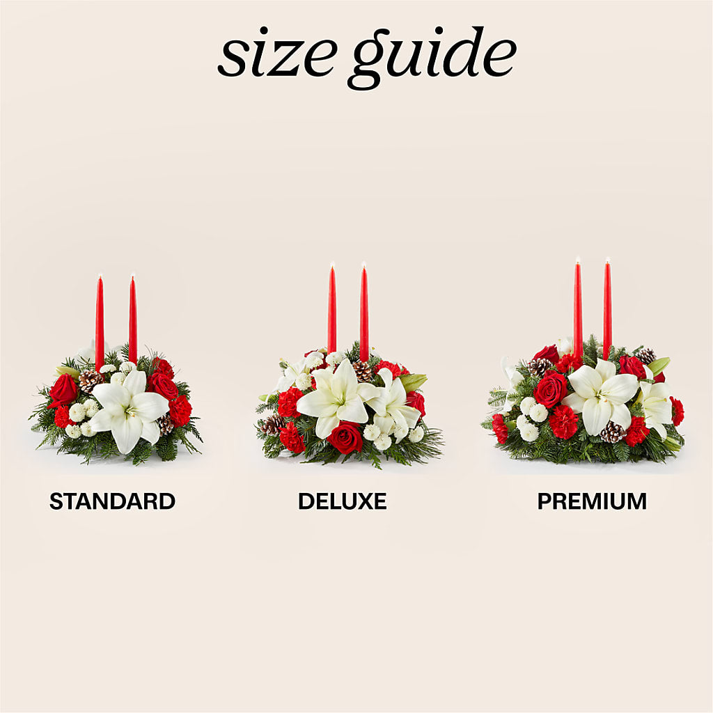 Seasonal Festivities Centerpiece –  Militaryflorist.com, Tontitown AR