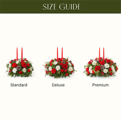 Holiday Soiree Centerpiece –  Militaryflorist.com, Tontitown AR