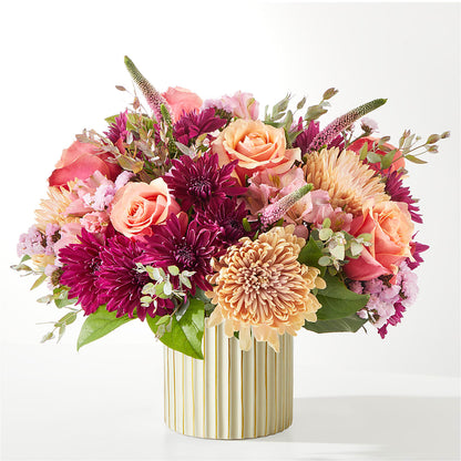 Berry Cobbler Bouquet with Ivory Vase –  Militaryflorist.com, Tontitown AR