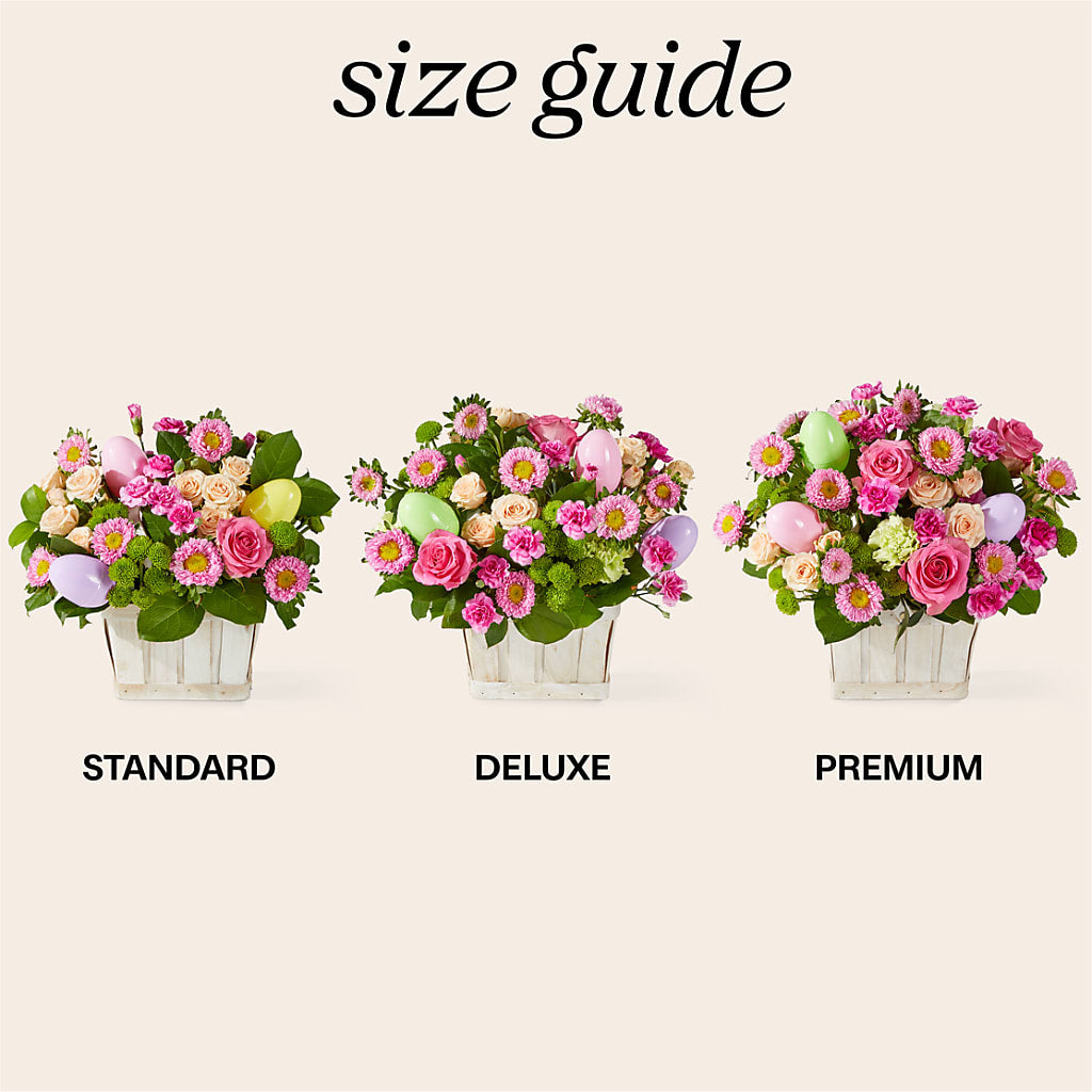 Get Eggcited Basket –  Militaryflorist.com, Tontitown AR
