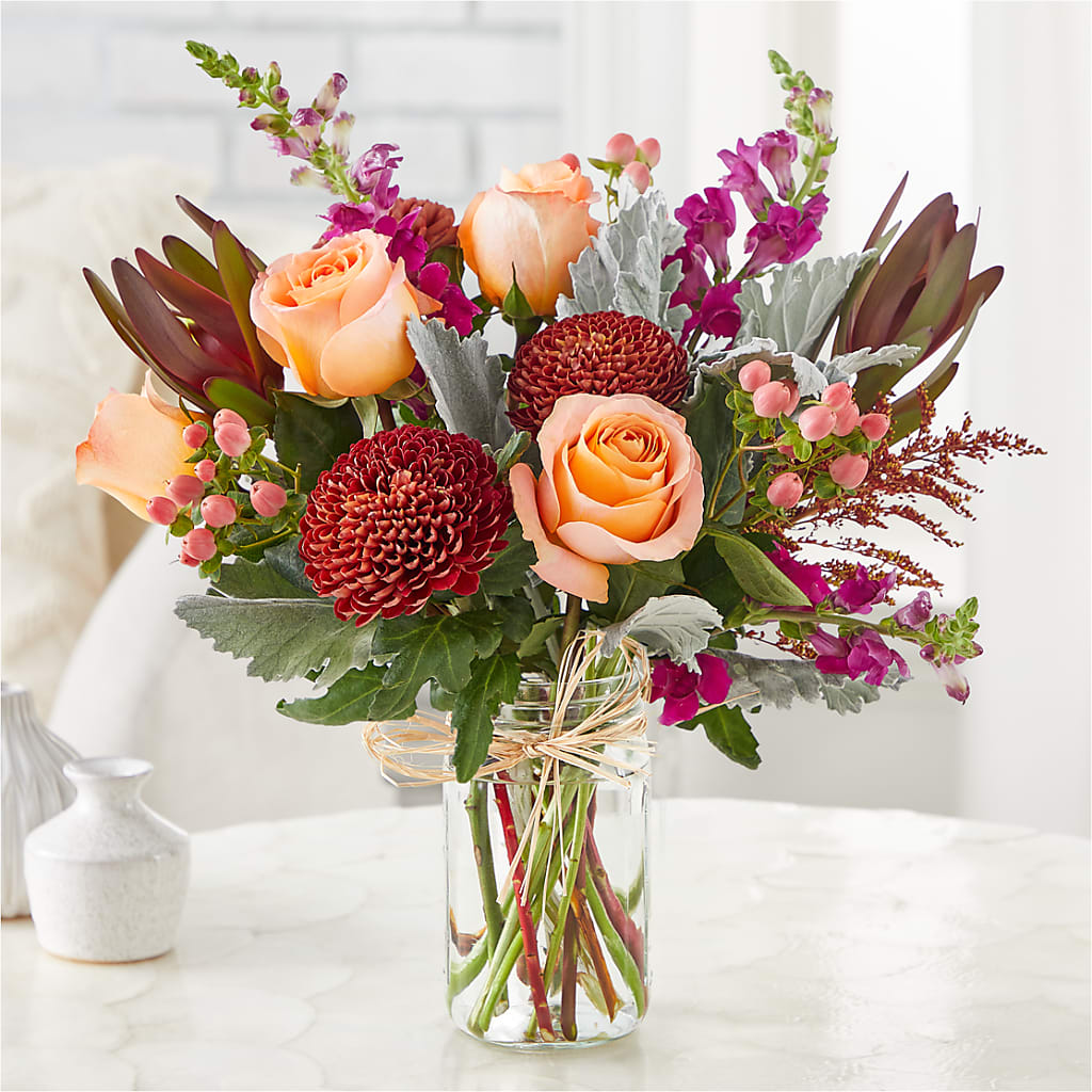Moody Hues Bouquet –  Militaryflorist.com, Tontitown AR