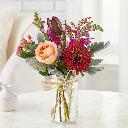Moody Hues Bouquet –  Militaryflorist.com, Tontitown AR