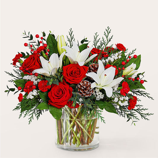 Best in Snow Bouquet –  Militaryflorist.com, Tontitown AR